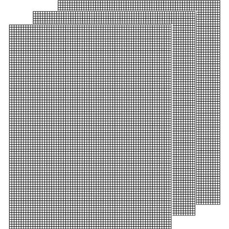 Lot de 3/6/10 tapis de cuisson antiadhésifs pour barbecue, 40 x 30 cm (1/5)