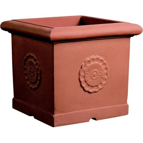 Quadro Resina con Rosetta cm. 60 Terracotta