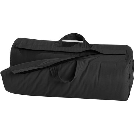 Matelas futon coton voyage enroulable compact et fait main Couleur Gris Anthracite 70 X 190 (1/2)