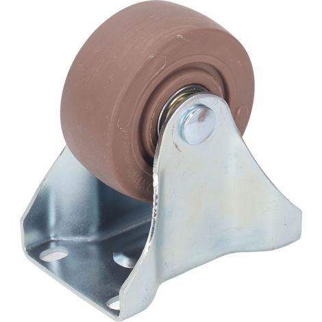 Roulette en nylon à rivet épais et fixe, résistante aux hautes températures, 3 pouces, pièces de rechange pour chariot (1/5)