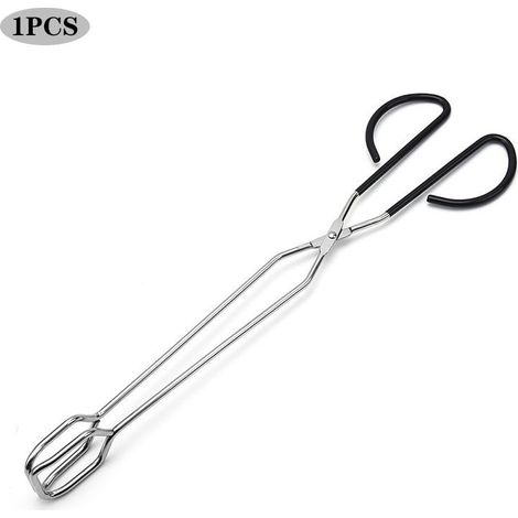 Pince à ciseaux extra longue de 41 cm en acier inoxydable pour barbecue, ustensile de cuisine-AquaForge