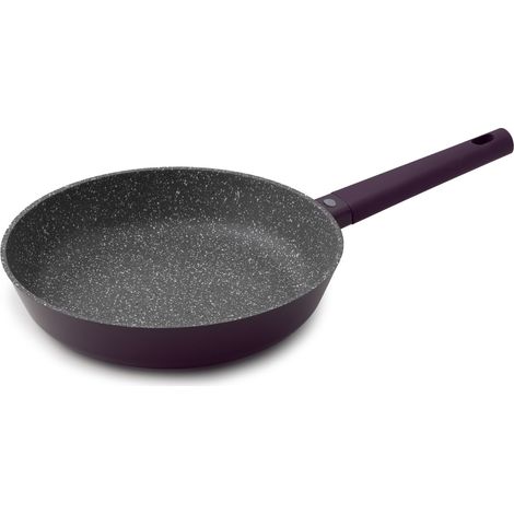 Masterclass poêle à frire en fonte d'aluminium pfa libre, légère et antiadhésive violet, 28cm