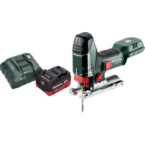 Scie sauteuse sans fil Metabo ST 18 L 90 18 V 90 mm + 1 batterie LiHD 5,5 Ah + chargeur