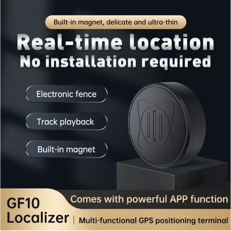 2G Traceur GPS Mini,magnetic powerful,locator GPS Anti-loss Rechargeable for children, animals of pet, motorcycle, truck (1/4)