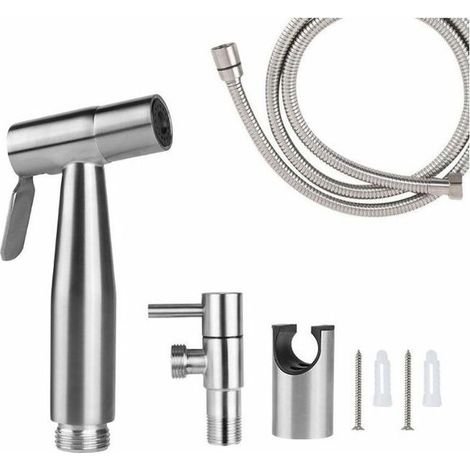 WC-Sprühkopf, Bidet-Sprühkopf, 150 cm, gebürstet (1/5)