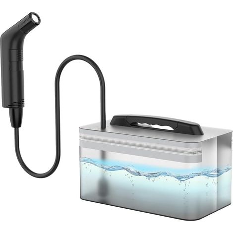 Bidet portatile da viaggio da 2,3 litri, bidet elettrico ricaricabile, doccetta a mano per WC, uso esterno, campeggio, spray detergente per donne, bambini e donne in gravidanza