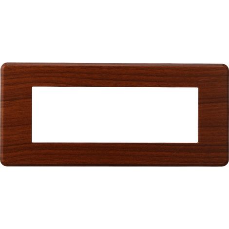 ETTROIT AN87603 Slim Thin Plate 6P Moon Series Briar Color, kompatibel mit Bticino Axolute Air