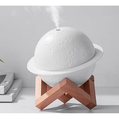 Humidificateur - 200 ml - Silencieux - Bureau Chambre - Lampe Nuit - Portable (1/4)