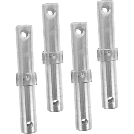 Ensemble de 4 pièces de connecteur de broche d'échafaudage épaississement lourd accessoires d'échafaudage mobile diamètre des joints renforcés espacement stable soutien du bâtiment (1/5)