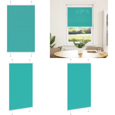 vidaXL Plissee Petrolgrün 70x150 cm Stoffbreite 69,4 cm Polyester (1/5)