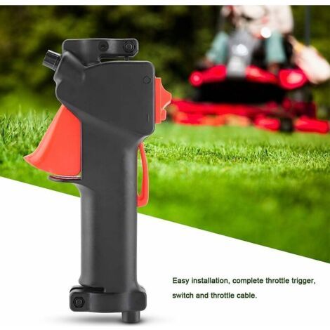 Pomello per tagliaerba con cavo gas, 26 mm, interruttore trimmer, pezzo ricambio per decespugliatore (1/4)