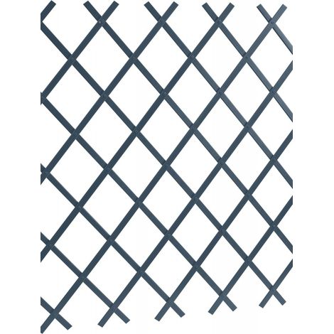 JANY DECO graues PVC-Rankgitter, 0,07 m breit x 1 m hoch x 2 m lang JANY FRANCE