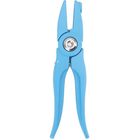 Applicateur d'étiquettes auriculaires universel en métal pour animaux (vaches, moutons, chèvres, porcs, bovins, animaux de ferme) (1/5)