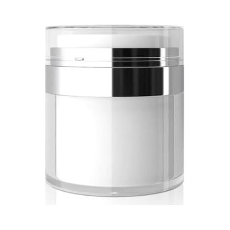 Airless Distributeur à pompe, 50 ml, rechargeable, récipient cosmétique, portable, avec couvercle, pour voyage, crème, cosmétique