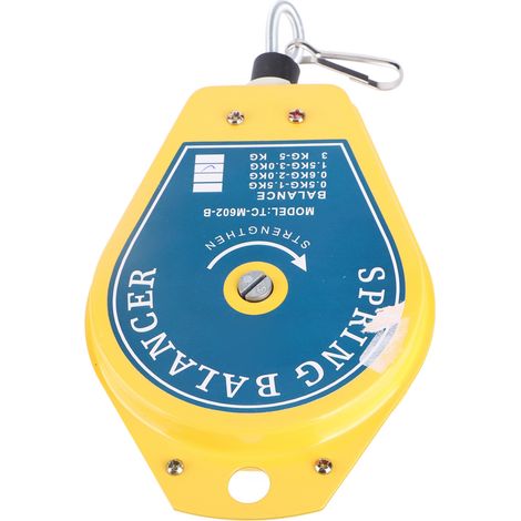 Équilibreur à ressort à tension réglable, support d'outils en acier inoxydable, pour équipements suspendus, poids de 1,5 à 3 kg. (1/5)
