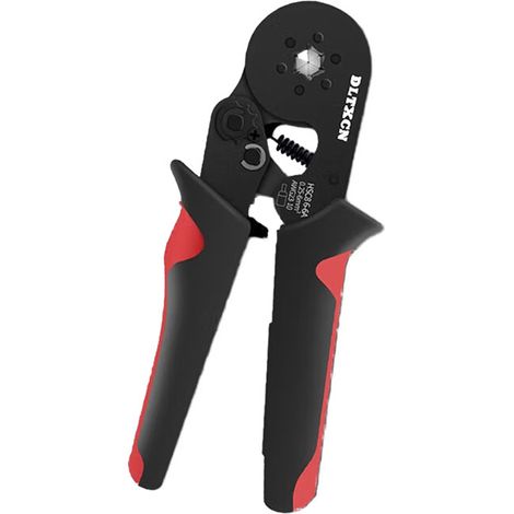 Crimpzange Aderendhülsen 0,25-6mm², Aderendhülsenzange Vierkant Crimpzange Presszange für Isolierte Unisolierte Aderendhülsen Crimpverbinder (1/5)