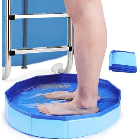 Bañera plegable portátil para pies, juguete acuático, ideal para bañar mascotas y para juegos en la piscina (1/5)