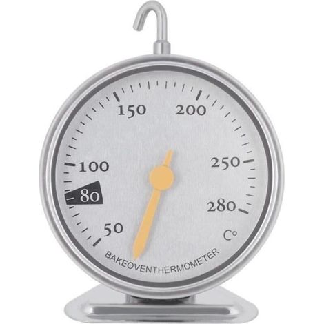 Wide Dial Oven Thermometer 50-280 Stainless Steel - YIG (1/4)