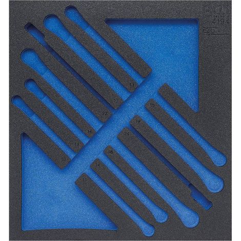 Insert de Servante d Atelier 2/3 Vide - 37,9 x 4,4 x 40,8 cm - Compatible Servante 4194 - Organisation et Rangement - D-Work