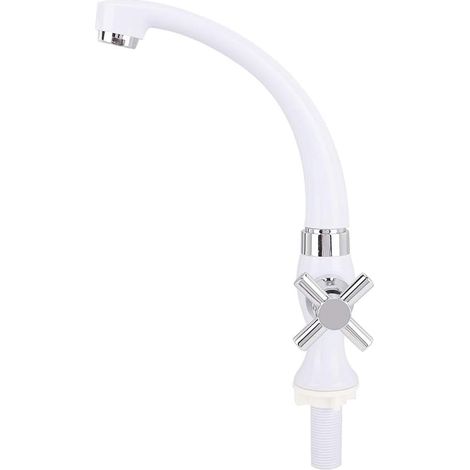 Robinet de cuisine - 20 mm - G1/2 - plastique - pour cuisine (1/5)