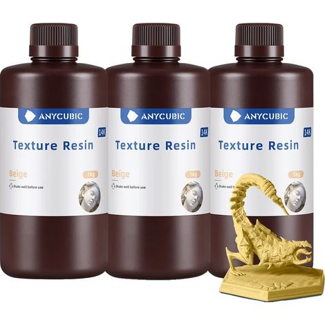 Resina testurizzata ANYCUBIC, finitura opaca, alta precisione (1/2)
