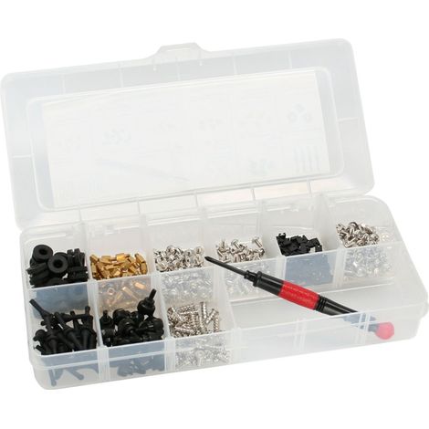 Kit di assemblaggio PC InLine con 411 pezzi essenziali