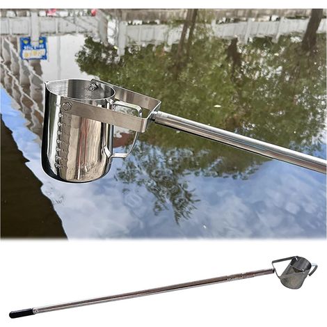 Échantillon d'eau pour tests environnementaux, longueur réglable une collecte facile d'échantillons dans les étangs, lacs et rivières 1000 Ml. L 1m-2.5m/3.3ft-8.2ft