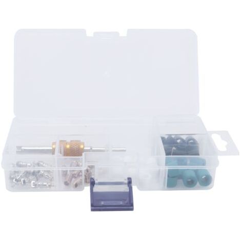 Outil de démontage de noyau de Valve de climatisation, joint d'étanchéité, réparation A/C pour R410/R22, 51 pièces/ensemble. (1/5)