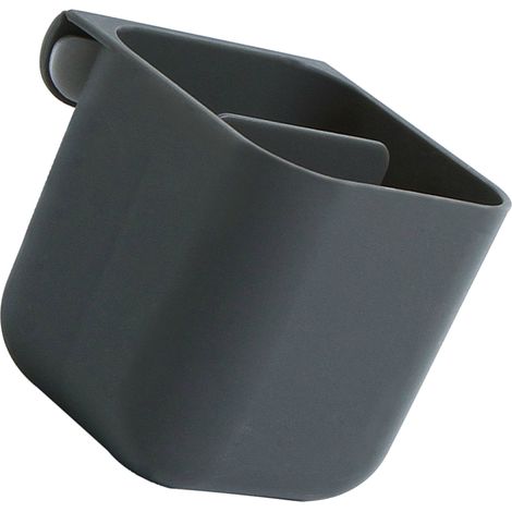 Boîte de rangement pour stylo écran adhésive PP multifonction pour bureau ou mur organiseur plateau crayons gris (1/5)