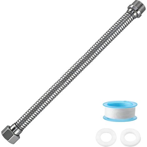 3/4" 304 Stainless Steel Corrugated Flexible Hose 40cm (1/5)