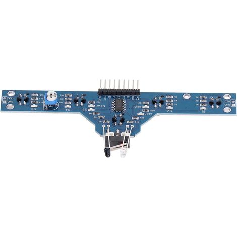 Module de Capteur d'Évitement d'Obstacle Infrarouge, à 5 Canaux, 3.0-5.5V pour Smart Car Toy Robot (1/5)