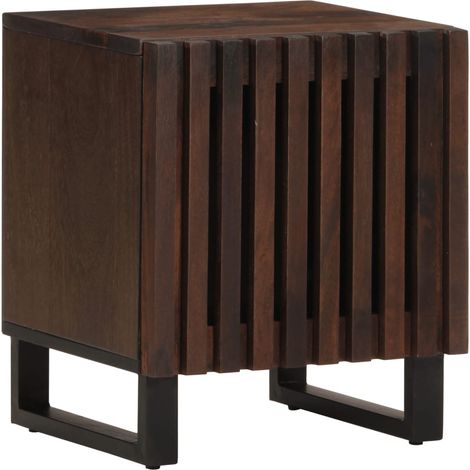 Maison Exclusive - Comodini 2pz 40x34x46 cm in Legno Massello di Mango (1/5)