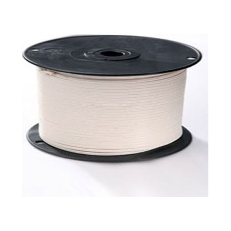 Fil basse tension blanc - longueur au choix - 100m