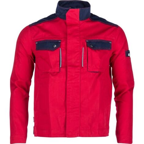 Veste travail rouge - bleu marine 4XL UNIVERSEL KW101030080062