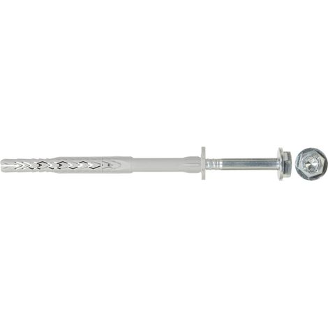 Fischer 50x taco largo SXRL 10 x 160 mm con tornillo hexagonal y arandela FUS - 522724 (1/5)