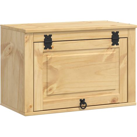 Cabinet SKI Honey Brown 60 x 32 x 40 cm Solid Pine Wood vidaXL