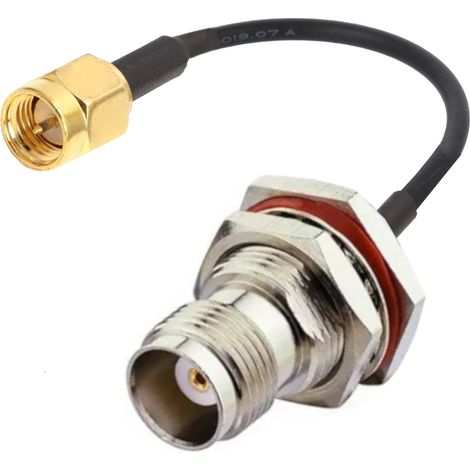 Câble RG174 de 50 cm avec connecteur SMA/prise TNC