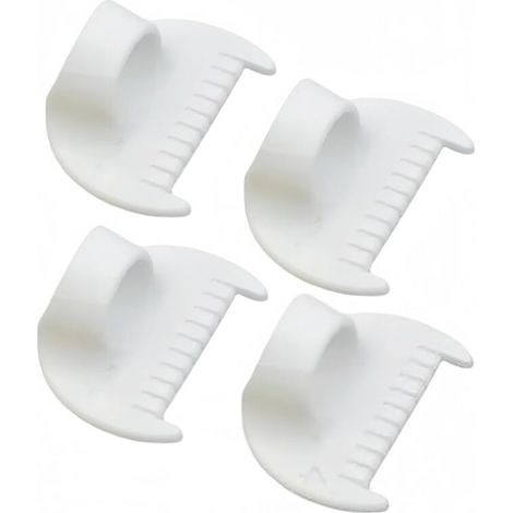 4 Pièces Guide de Couture pour Machine à Coudre,Mini Règle à Doigt en Plastique avec Échelle Gabarit de Couture à Main pour Couture Régulière Jauge de Couture pour Patchwork, Quilting Accessoires 4mm (1/4)
