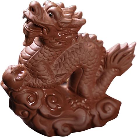 Drachenstatue Violetter Sand Tier Drachenfigur