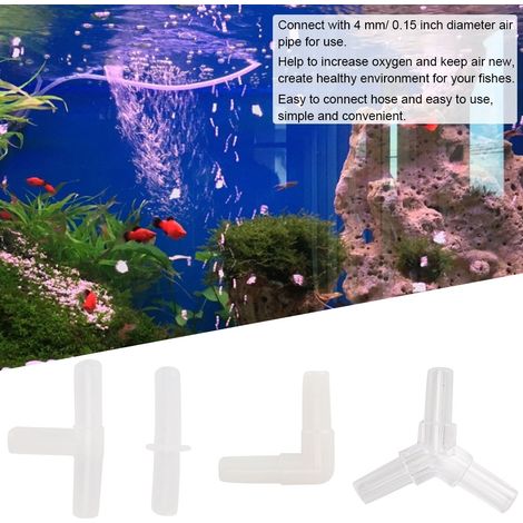 Tuyau d'Alimentation en Oxygène pour Aquarium avec Raccordement à Trois Voies - Accessoires de Pompe à Air-AUTRES (1/5)