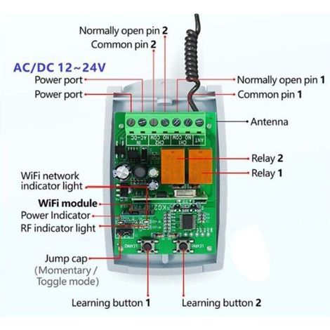 Intelligenter WLAN-Schalter für Schiebetore, Tuya-kompatibel (1/5)