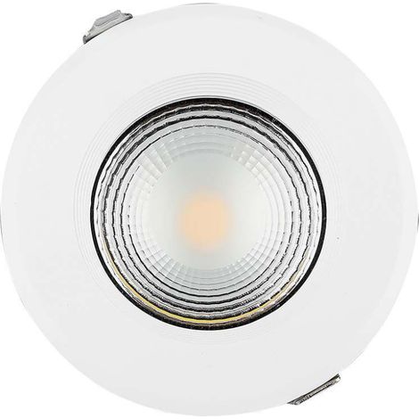 Foco LED empotrable redondo V-TAC COB LED 40W 120LM/W Color blanco frío