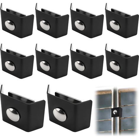 10 x Corner Connector for Double Rod Fence Double Rod Fence Connector Set for Light and Heavy Fencing (1/5)