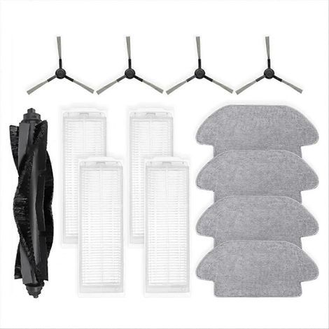 Pièces détachées pour aspirateur Haier PROBOT DTX : rouleau principal, brosse latérale, filtre HEPA et accessoires de nettoyage (1/5)