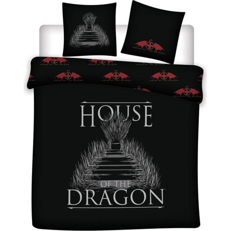 Parure de lit double réversible House of the Dragon - 220 cm x 240 cm (1/2)