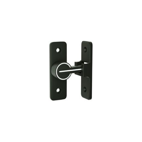 Cerradura corredera iluminada de 90 grados, cerradura de gancho abatible de 90 grados, con pestillo antirrobo, apta para puertas y ventanas. - Crezuo