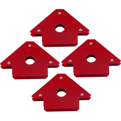 Aimants de soudure avec Force de maintien de 11.2 kg, Équerre magnétique de121.48.4cm, 45°, 90°, 135°, Positionneurs de soudage