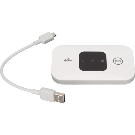 SJLERST Point d'accès Internet portable 150Mbps Haute vitesse Carte SIM 4G Couverture forte Routeur carte SIM pour maison bureau voyage (1/5)