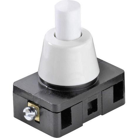 interBär 4011644004923  Druckschalter 250 V/AC 6 A 1 x Ein/Aus rastend  (L x B x H) 27 x 16 x 29.7 m