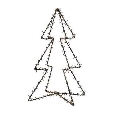 Albero luce calda esterno 400l 98 cm